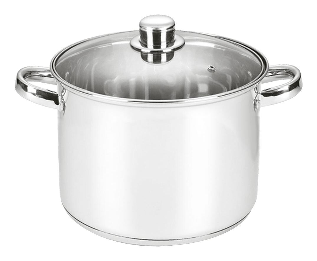 MICHELINO Großraumtopf silber Edelstahl D: ca. 30 cm