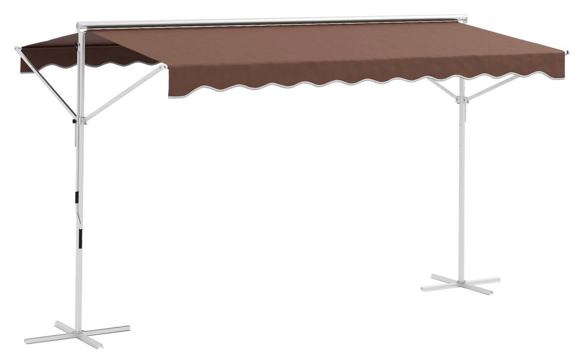 Outsunny Markise braun B/H/L: ca. 298x395x255 cm