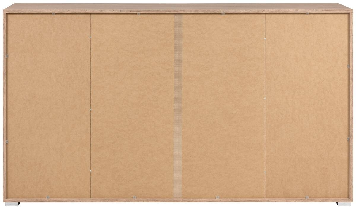 Sideboard Volos Eiche Sonoma Nachbildung weiß B/H/T: ca. 160x90x38 cm