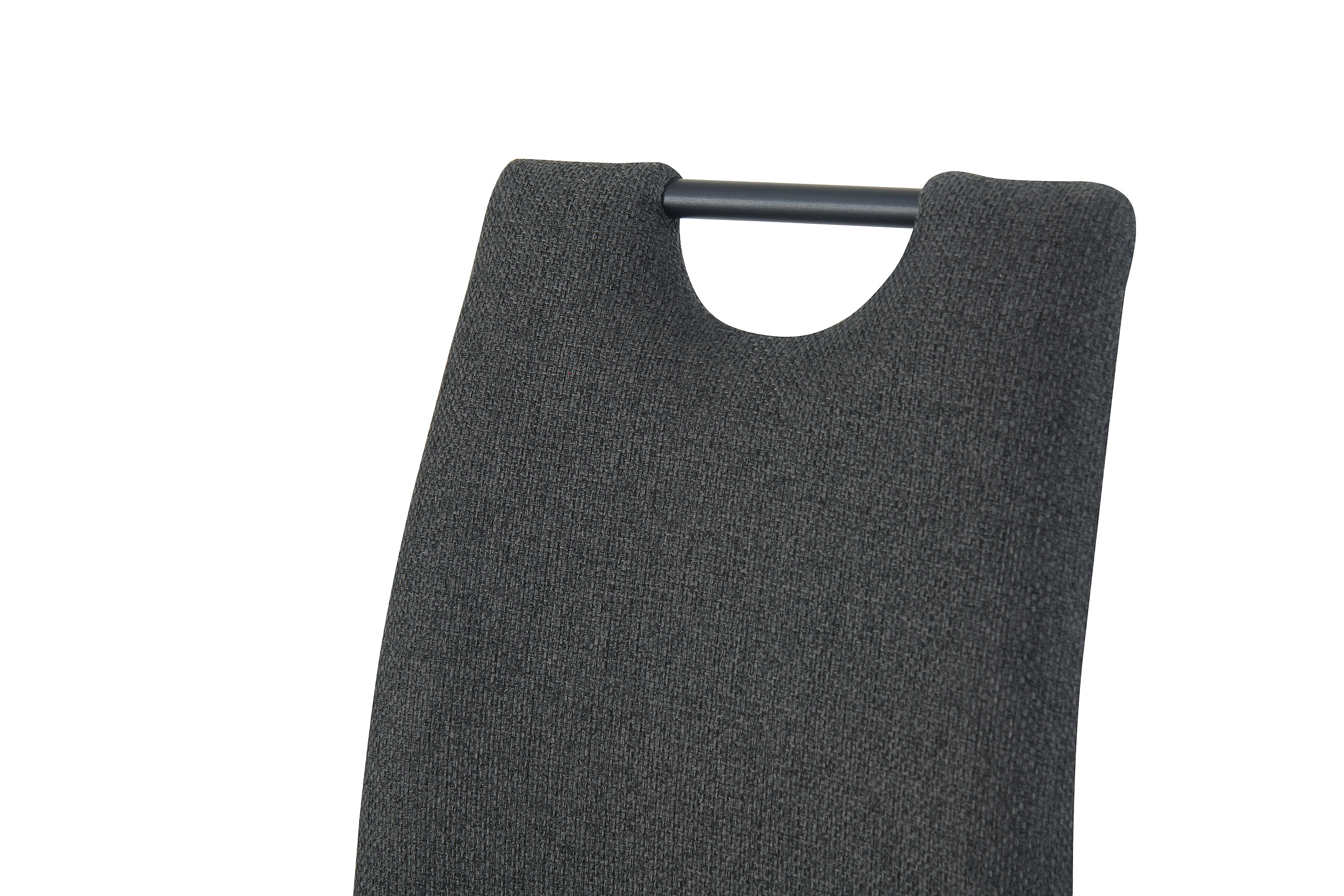 Schwingstuhl HANNA, 2er Set anthrazit Webstoff B/H/T: ca. 43x98x59 cm