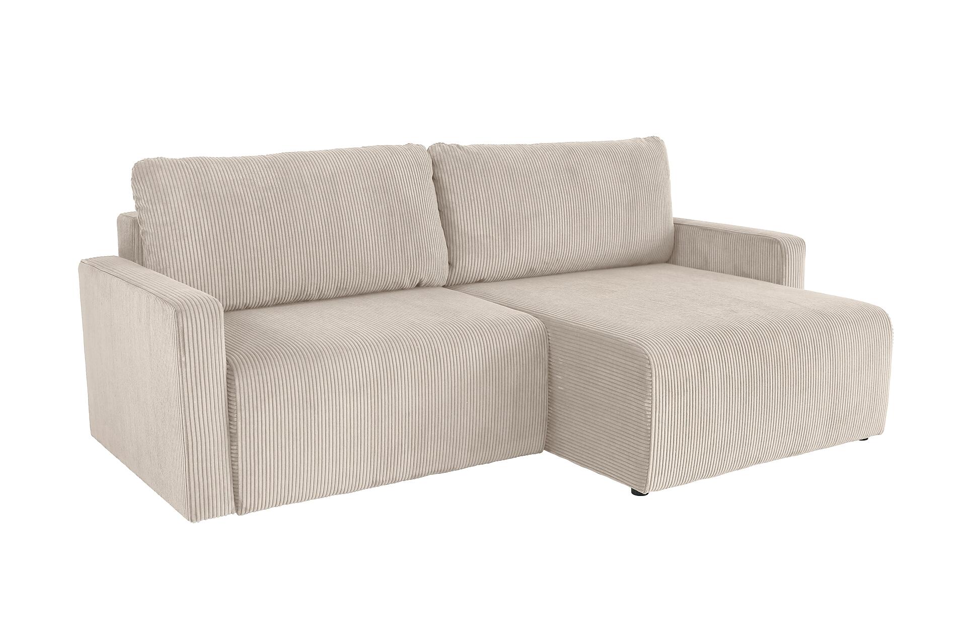 Ecksofa mit Bettfunktion und Bettkasten pearl Microfaser B/H/T: ca. 227x92x146 cm Ecksofa mit Bettfunktion und Bettkasten pearl Microfaser B/H/T: ca. 227x92x146 cm