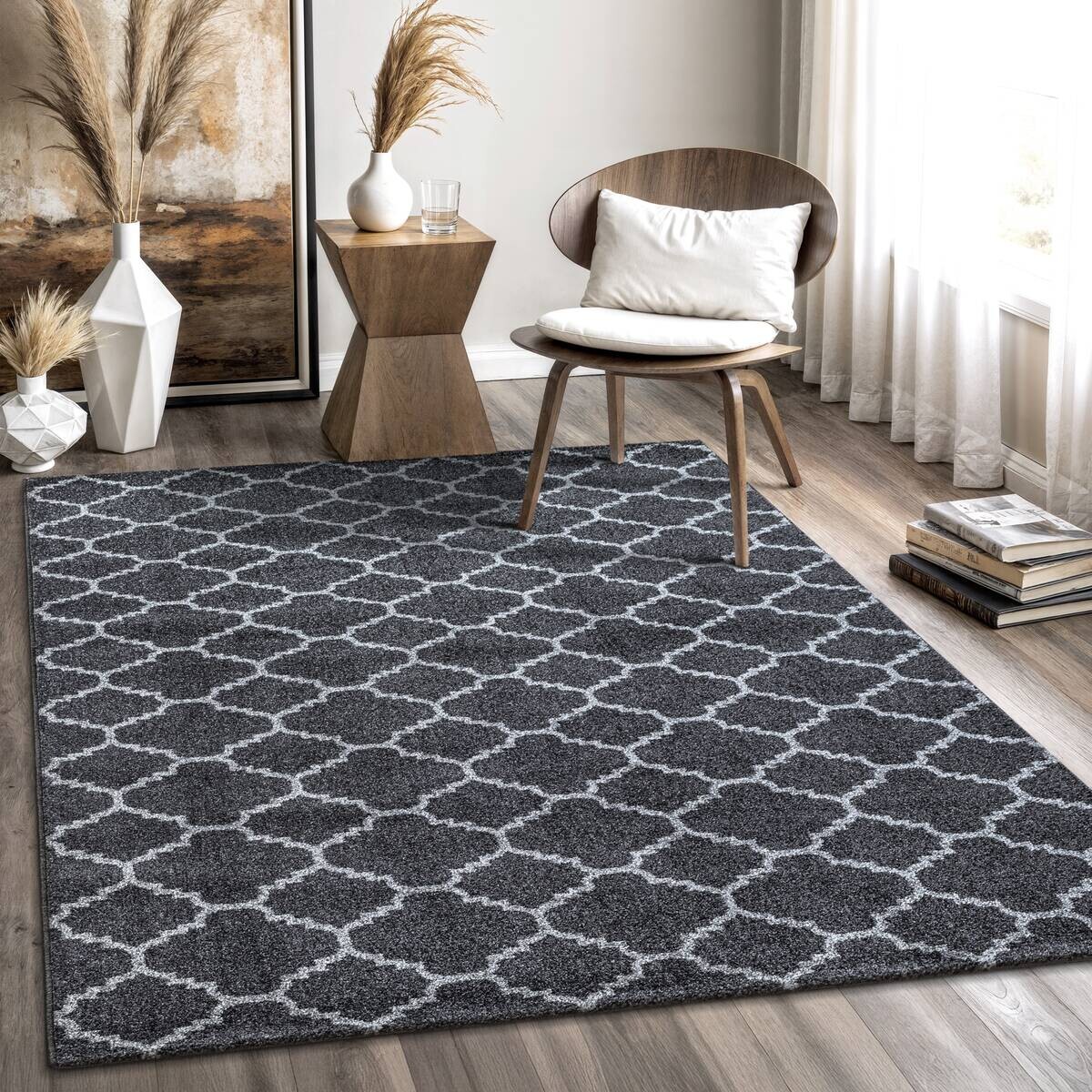 Sanat Teppich schwarz B/L: ca. 170x120 cm