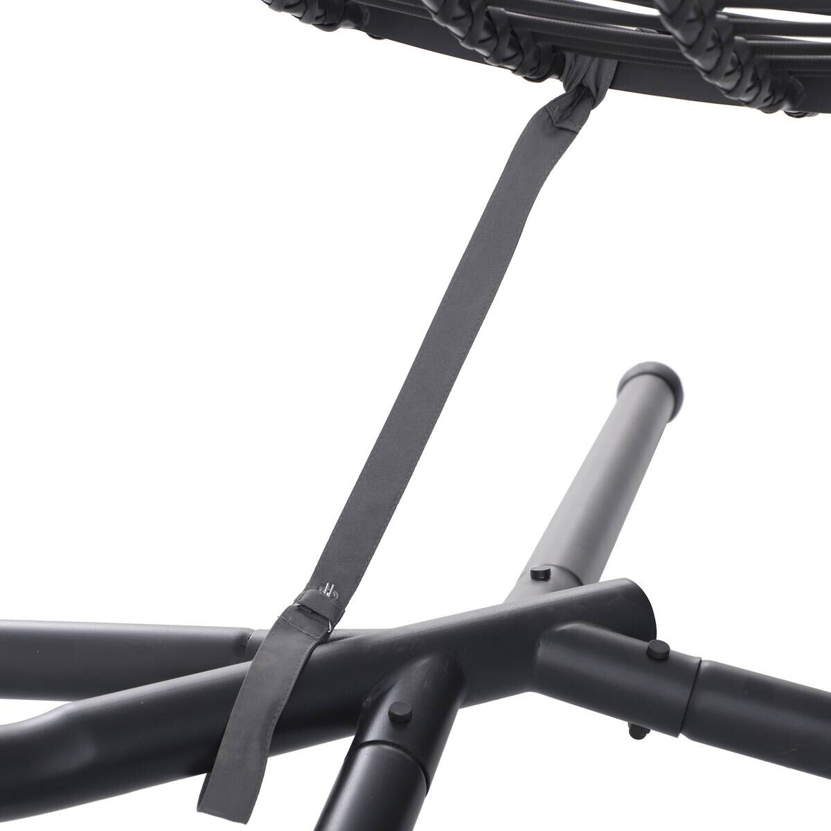 POCOline Hängesessel dunkelgrau Stahl