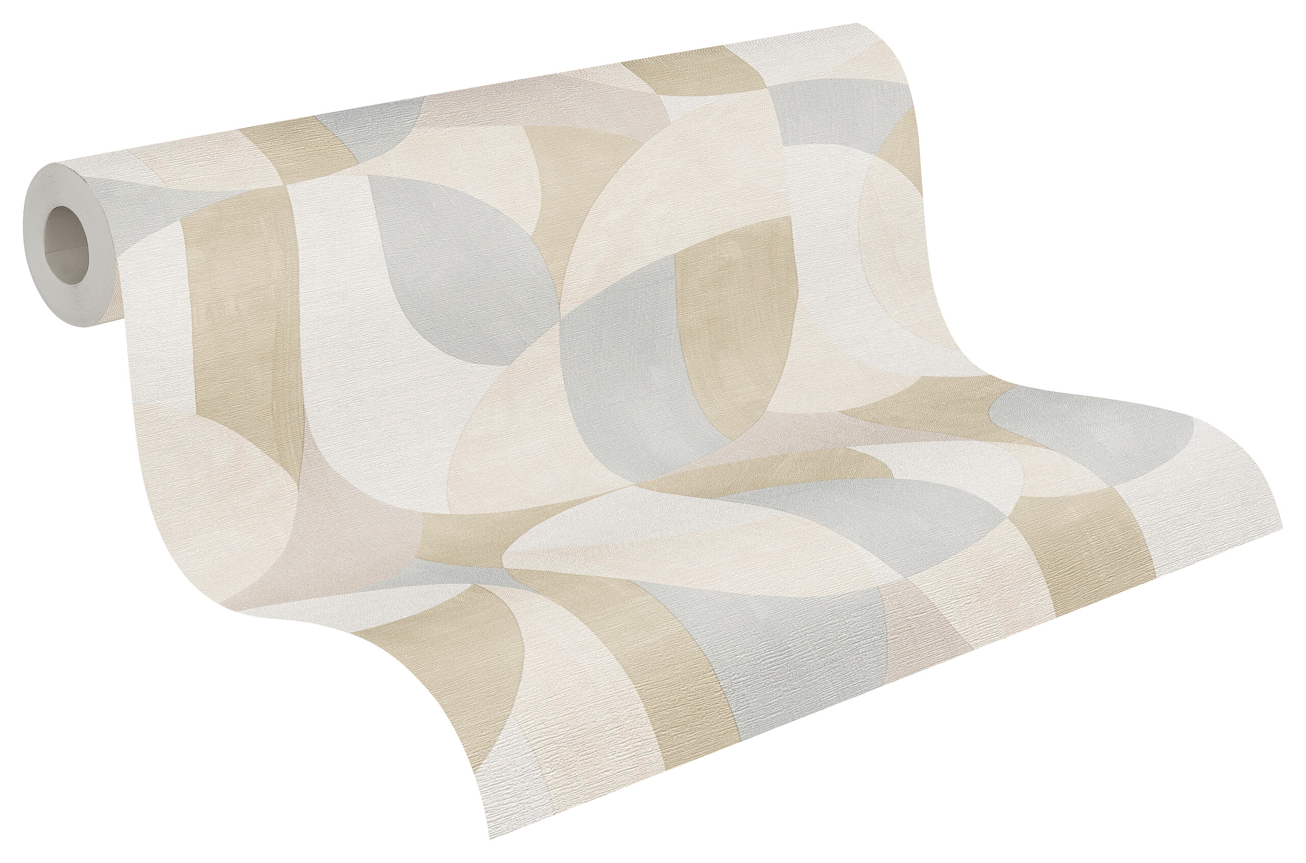 A.S.Creation Vliestapete creme beige B/H/D: ca. 53x1005x8,2 cm