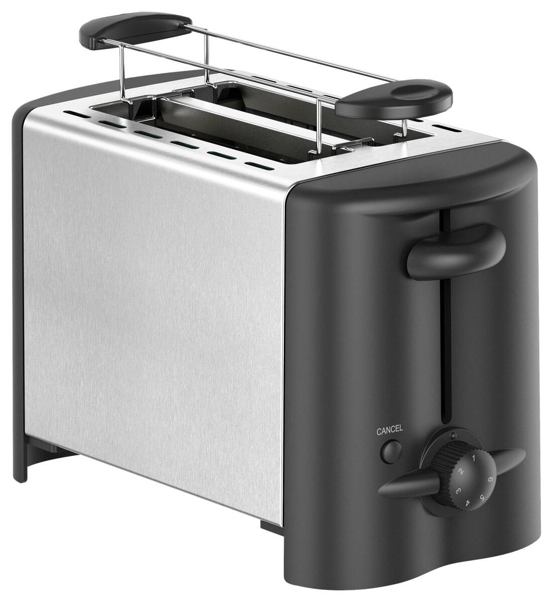 WKM Toastautomat TO-800.2 silber schwarz Edelstahl Kunststoff B/H/T: ca. 12x16x25 cm WKM Toastautomat TO-800.2 silber schwarz Edelstahl Kunststoff B/H/T: ca. 12x16x25 cm