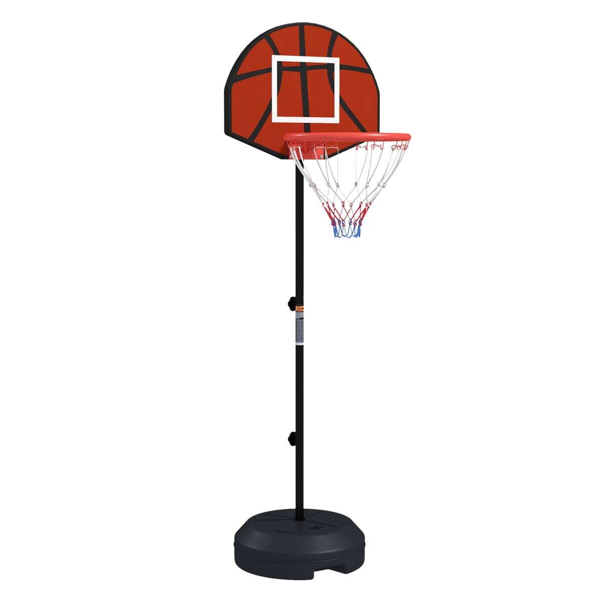 SPORTNOW Basketballständer braun Stahl B/H/L: ca. 38x179x38 cm