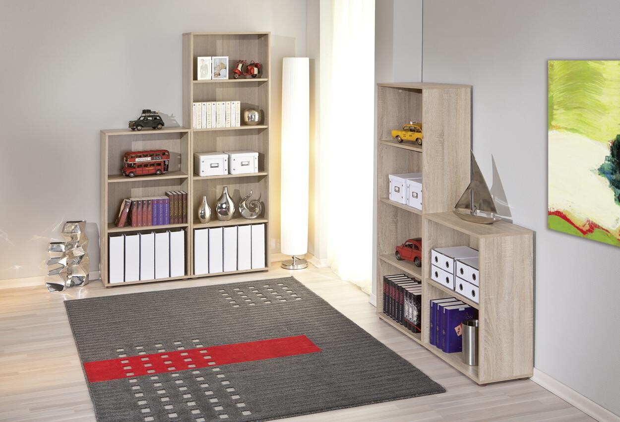 Regal Parini 4 Eiche Sonoma Nachbildung B/H/T: ca. 60x180x30 cm