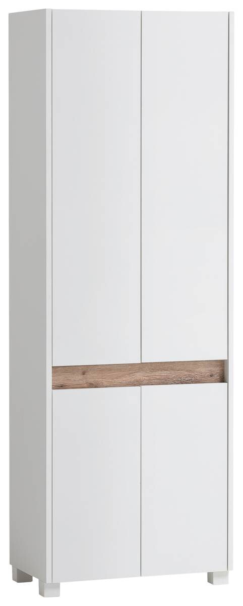 Schuhschrank Cosmo perlweiß Optik B/H/T: ca. 56,9x164,5x33 cm Schuhschrank Cosmo perlweiß Optik B/H/T: ca. 56,9x164,5x33 cm