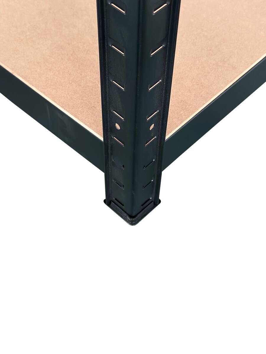 Schwerlaststeckregal schwarz B/H/T: ca. 75x150x30 cm