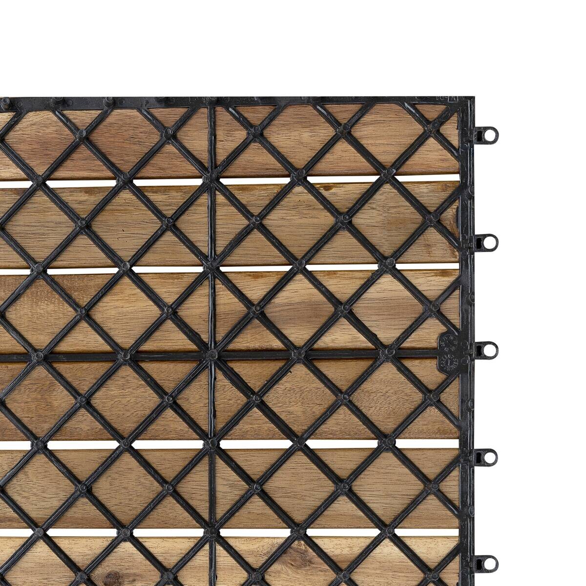 POCOline Terrassenfliese Akazie Akazie B/L: ca. 30x30 cm