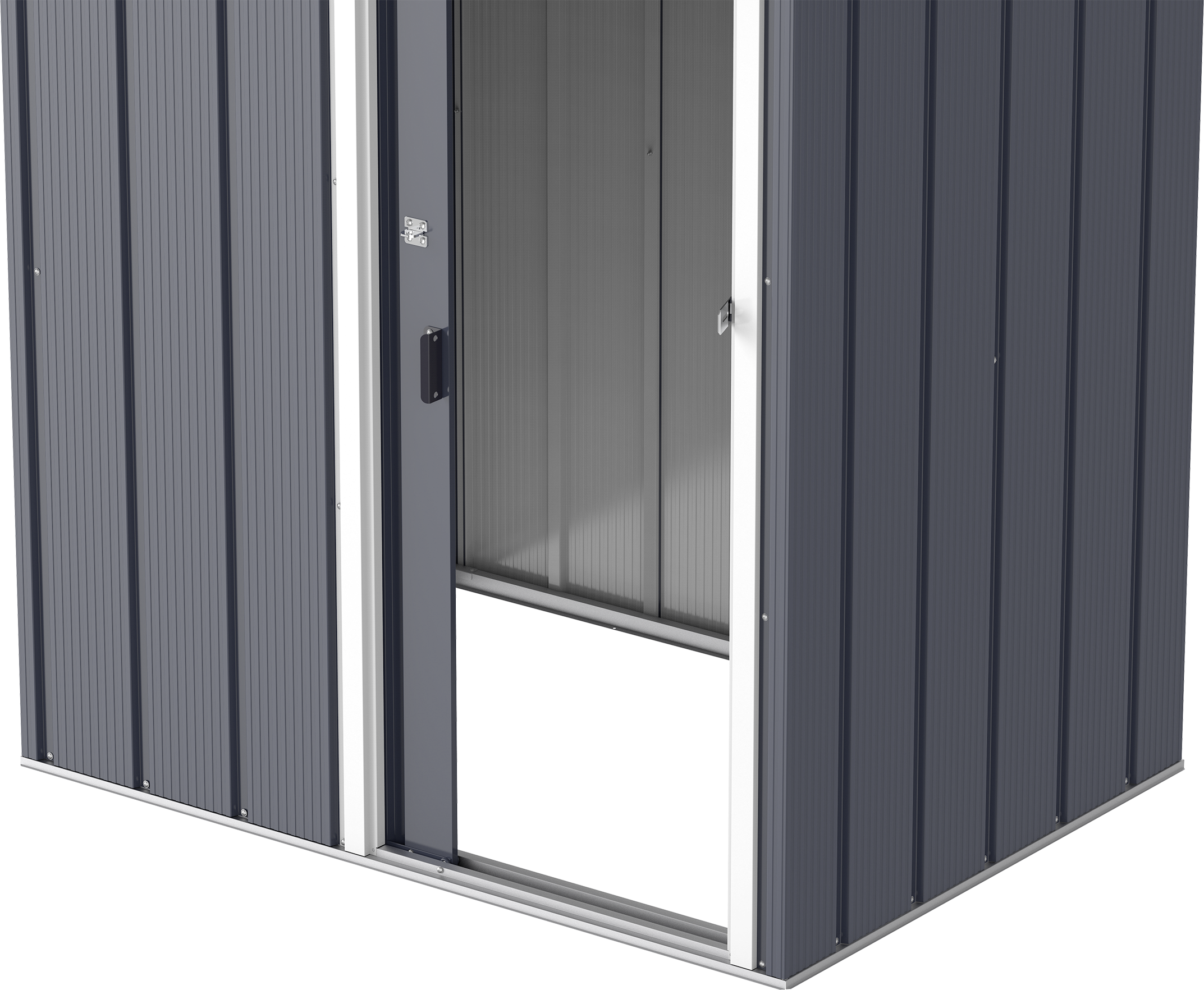 VCM Gerätehaus anthrazit B/H/L: ca. 163x182x112 cm