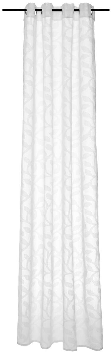 CASA CREATION Ösenvorhang Pixel weiß B/L: ca. 140x245 cm