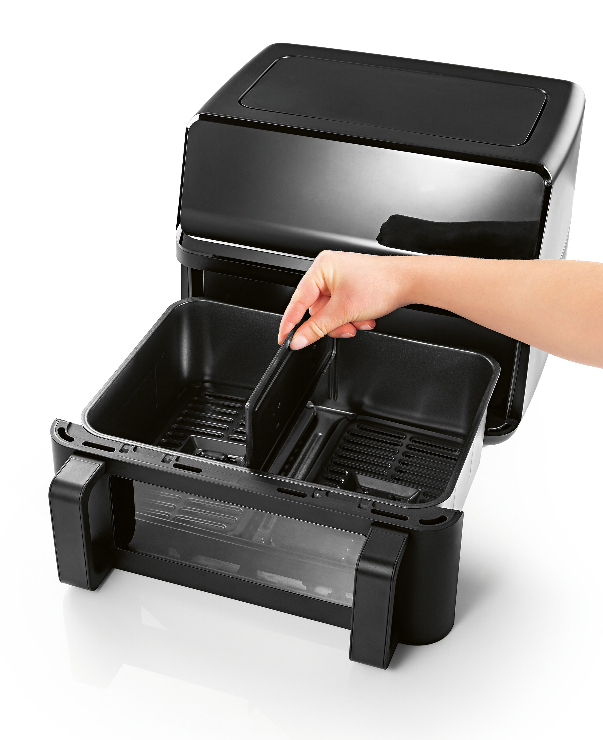 Rachs KOCHWERK Heißluftfritteuse 14349 schwarz Kunststoff B/H/L: ca. 37,5x38x30 cm ca. 9 l