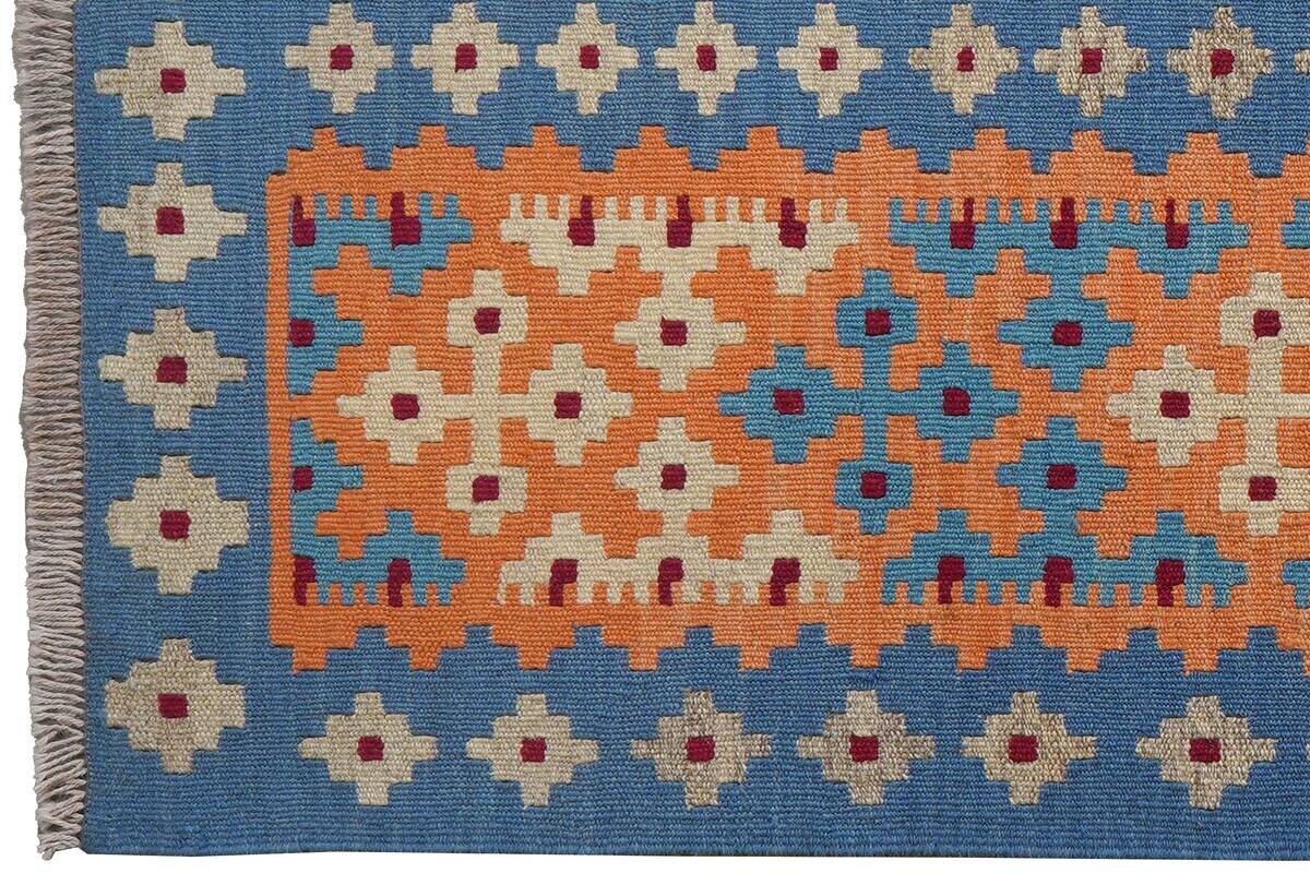 PersaTepp Teppich Kelim Gashgai blau B/H/L: ca. 84x1x134 cm