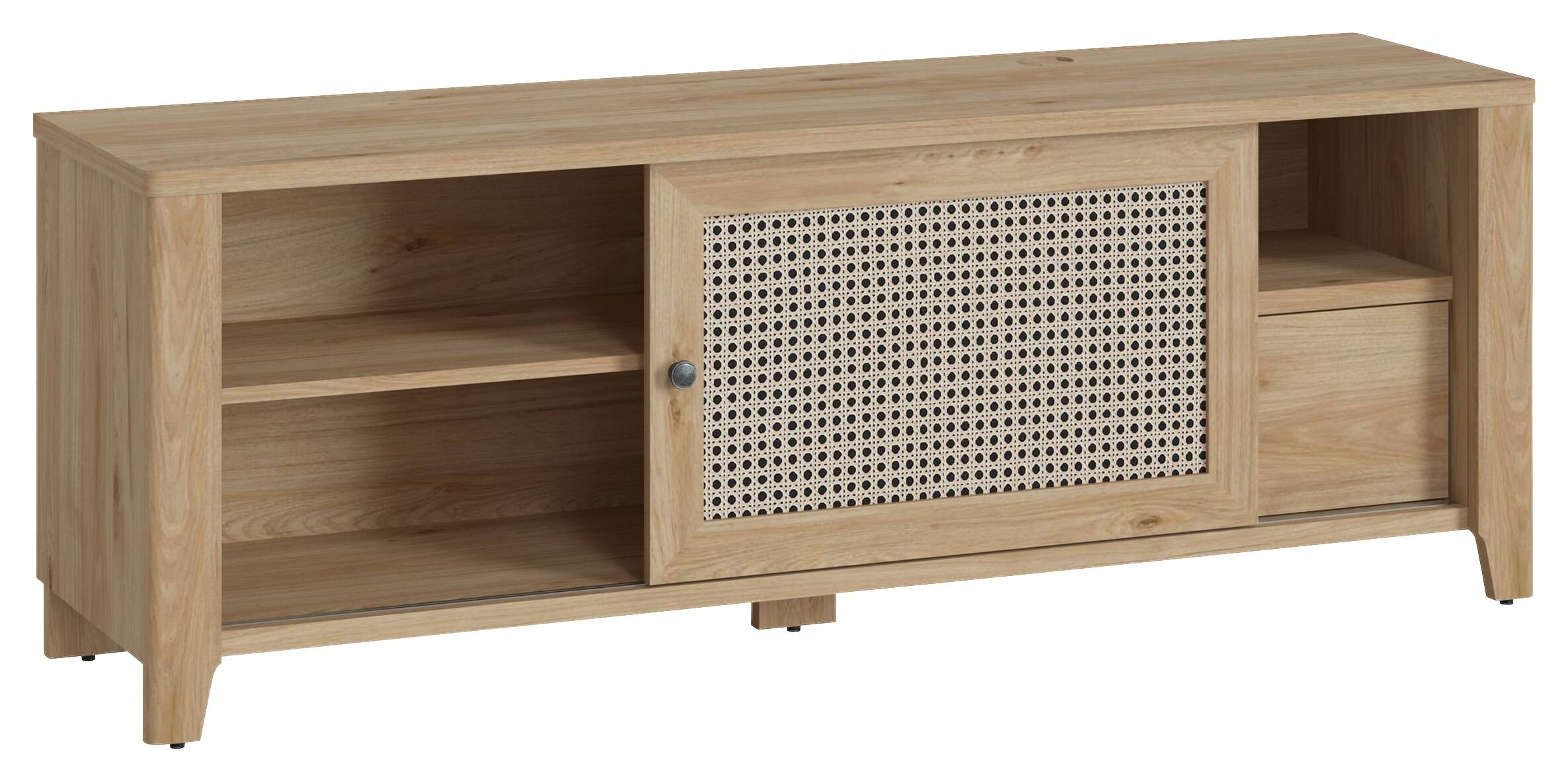 TV-Lowboard Cestino Jackson Hickory Nachbildung B/H/T: ca. 158x57x42 cm