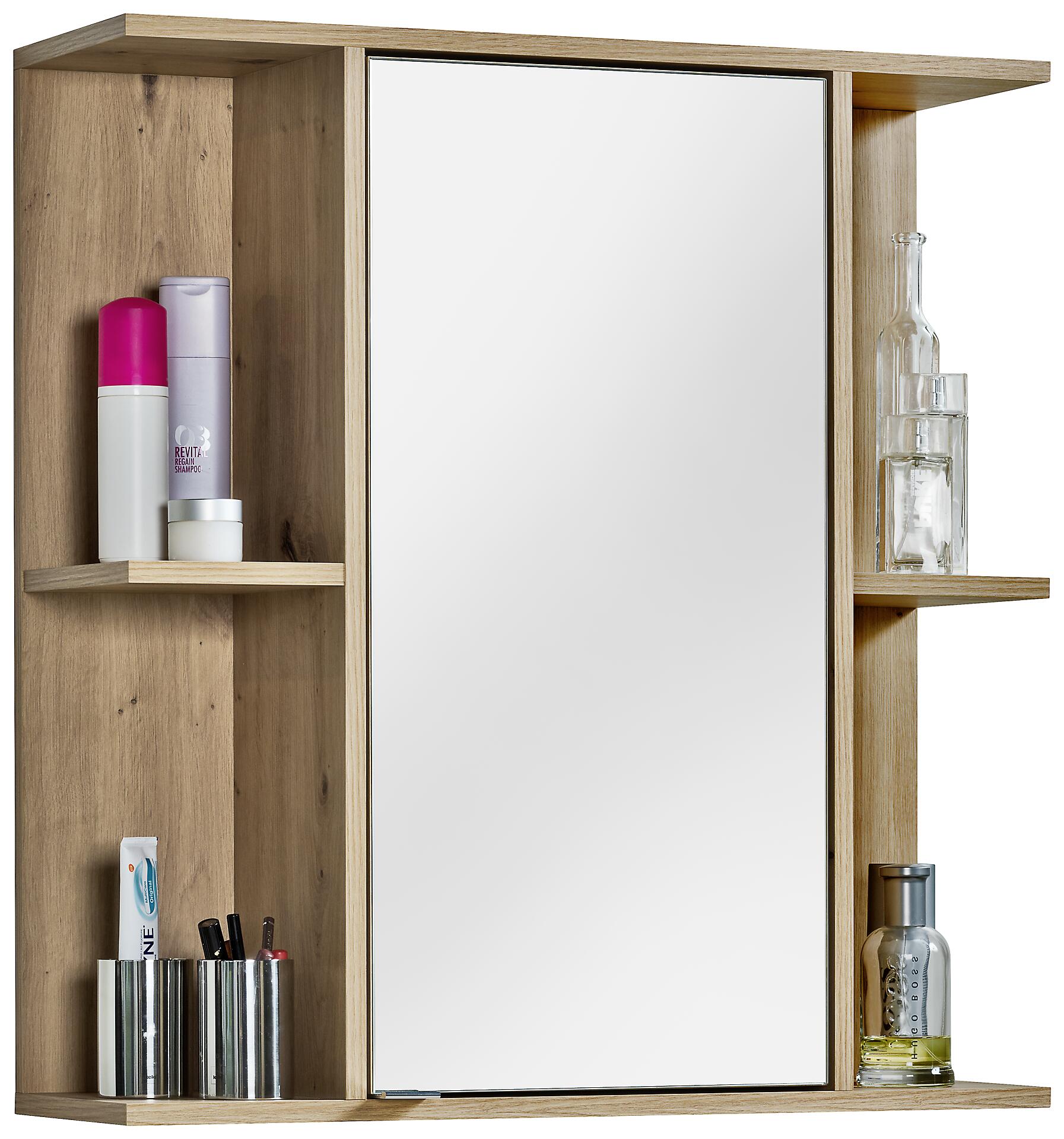 Spiegelschrank Bergen Eiche Artisan Nachbildung B/H/T: ca. 70x74x23 cm