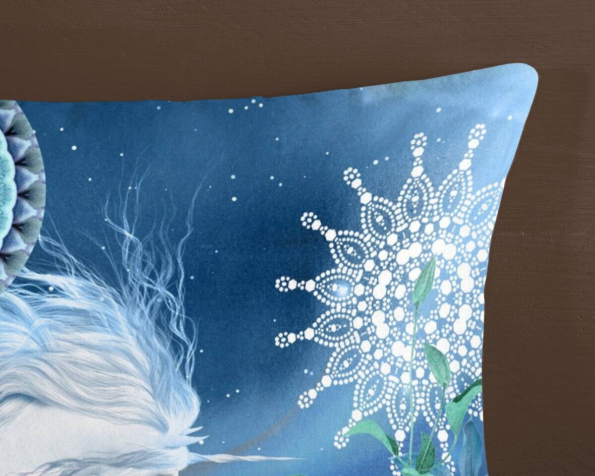 Baumwoll Bettwäsche Lumi Flanell blau Baumwolle B/L: ca. 135x200 cm