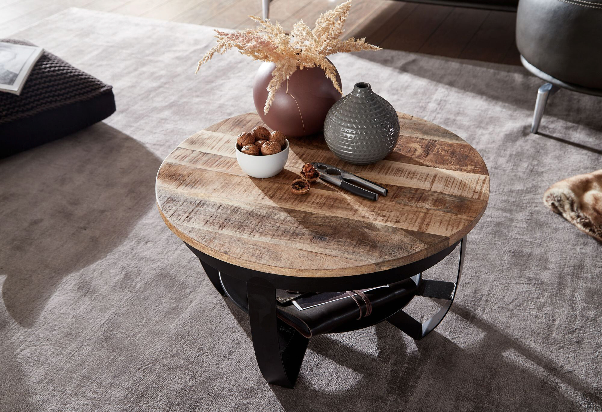 Wohnling Couchtisch schwarz B/H/T: ca. 0x34x0 cm