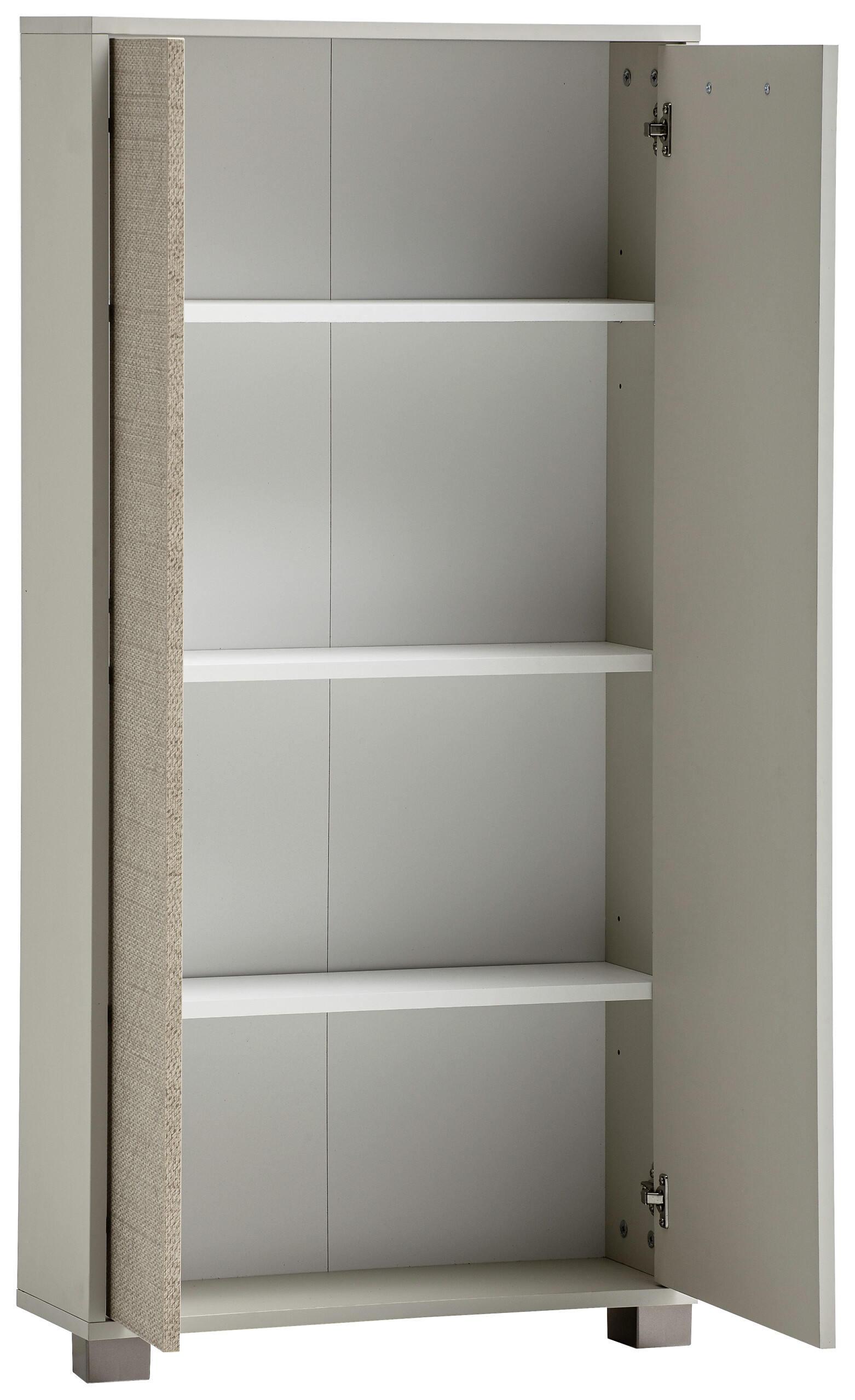 Highboard Edno creme Eiche Nachbildung B/H/T: ca. 59,8x124x19,5 cm