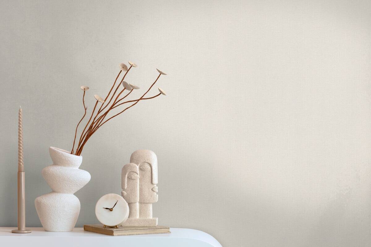 A.S.Creation Vliestapete weiß B/H/D: ca. 53x1005x9,3 cm