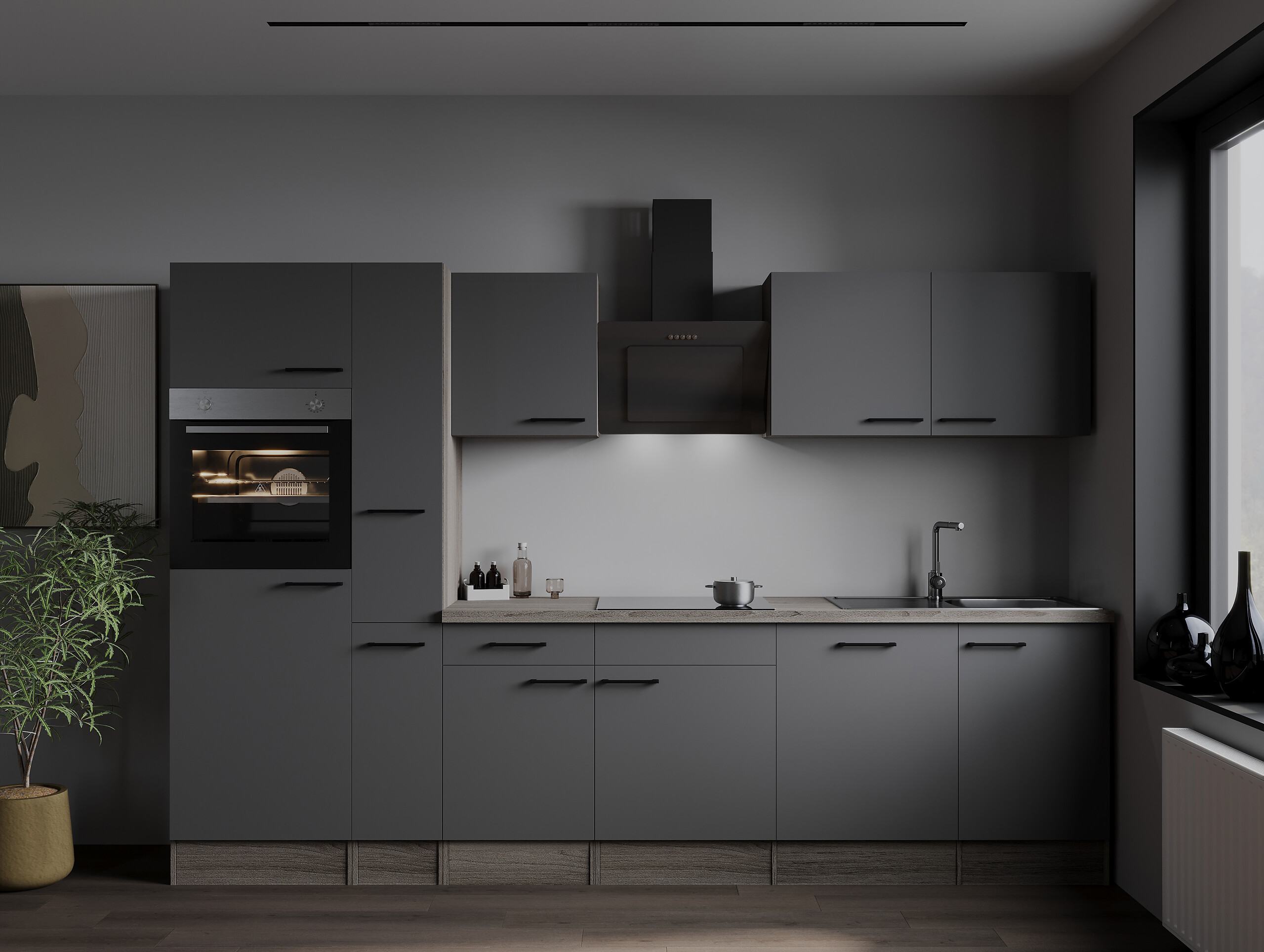 Küchenblock Oliver B/H/T: ca. 310x205x60 cm