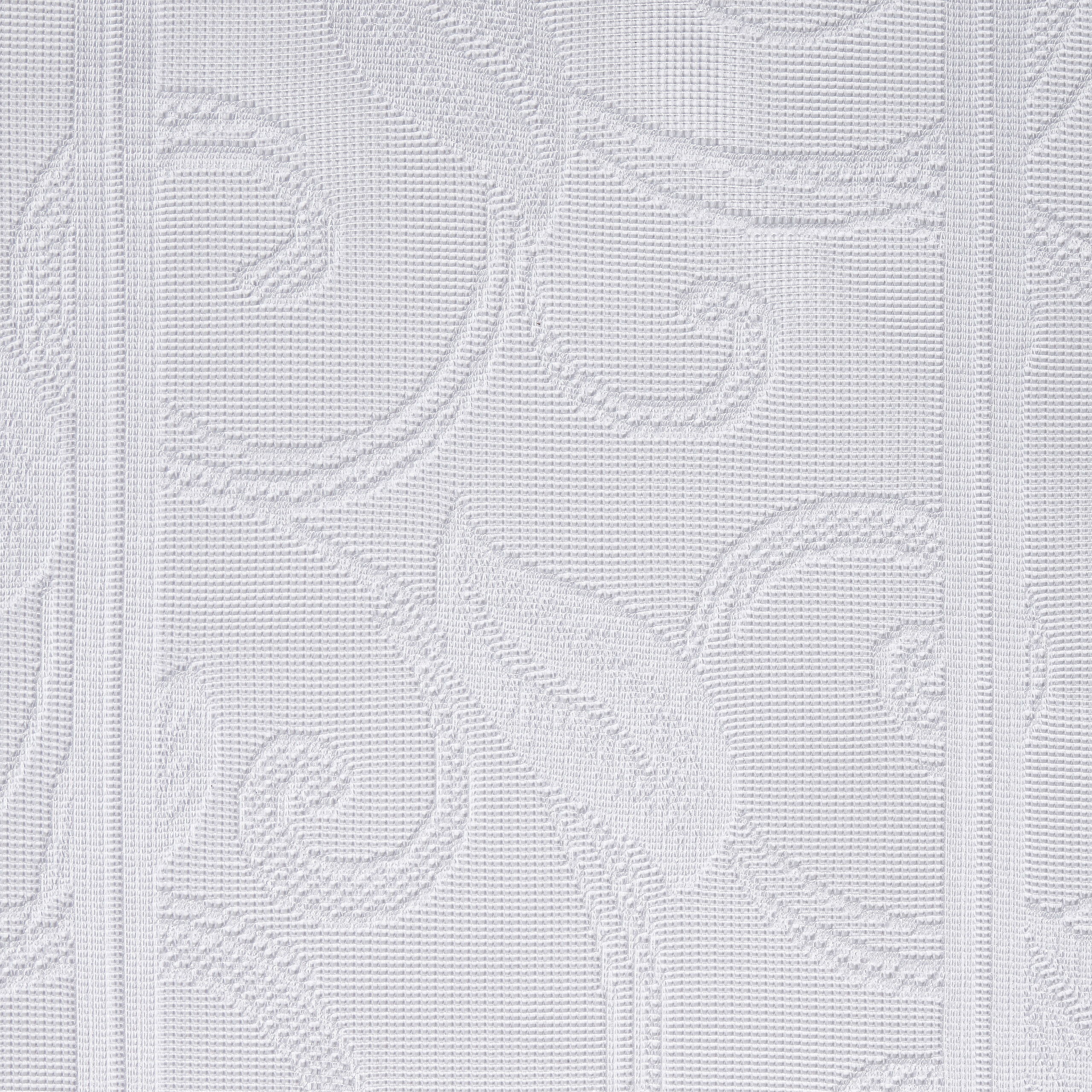 Scheibengardinen-Meterware Ranke weiß H: ca. 60 cm