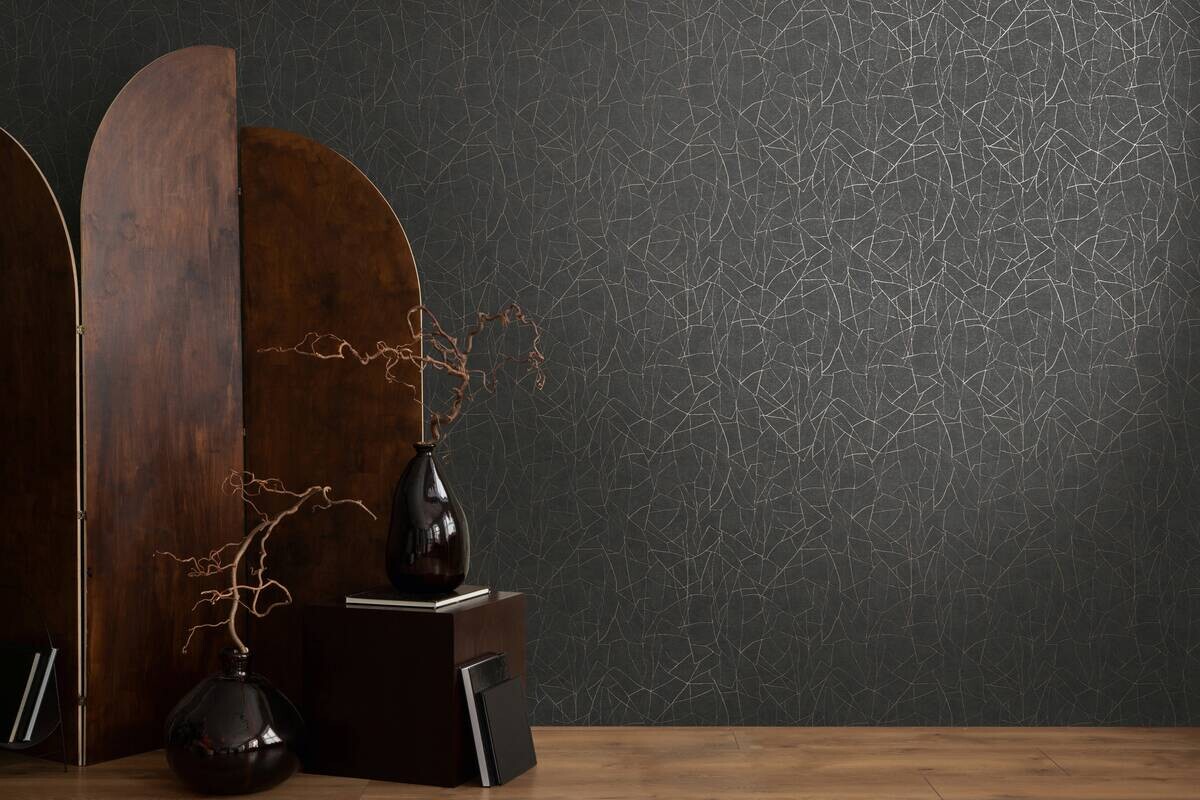 A.S.Creation Vliestapete schwarz B/H/D: ca. 53x1005x9,2 cm