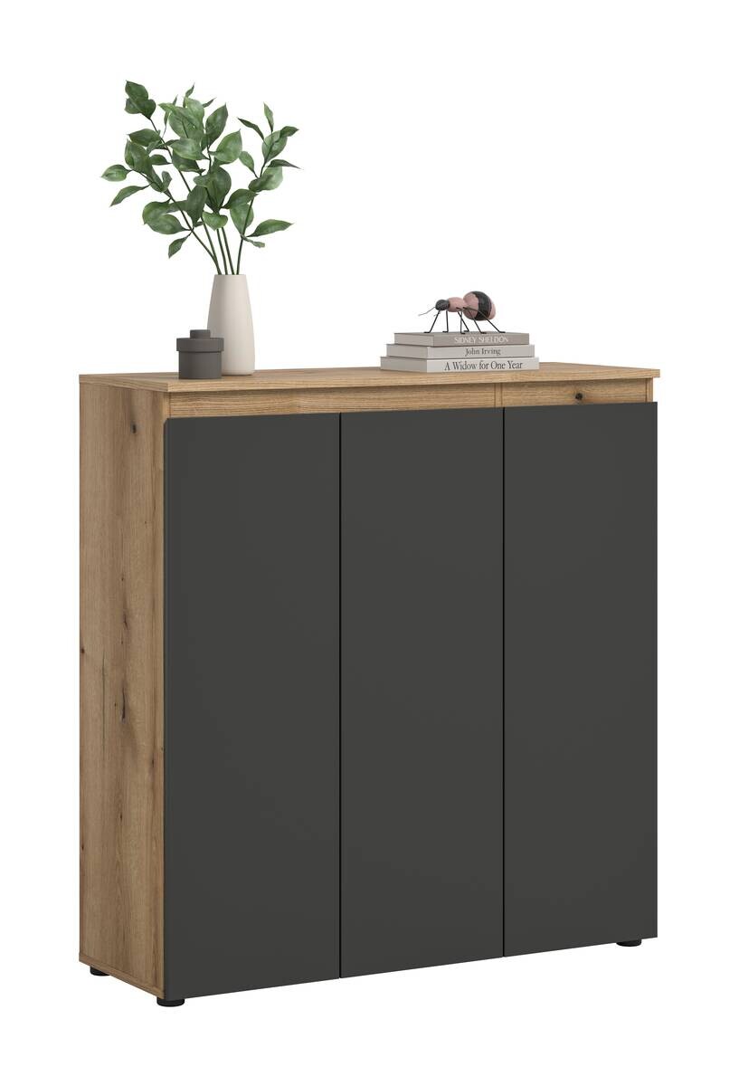 Schrank SCARPA Evoke Oak Nachbildung anthrazit B/H/T: ca. 105x111x37 cm