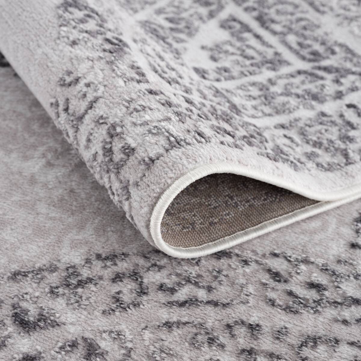 Sanat Teppich Evra hellgrau B/L: ca. 120x160 cm