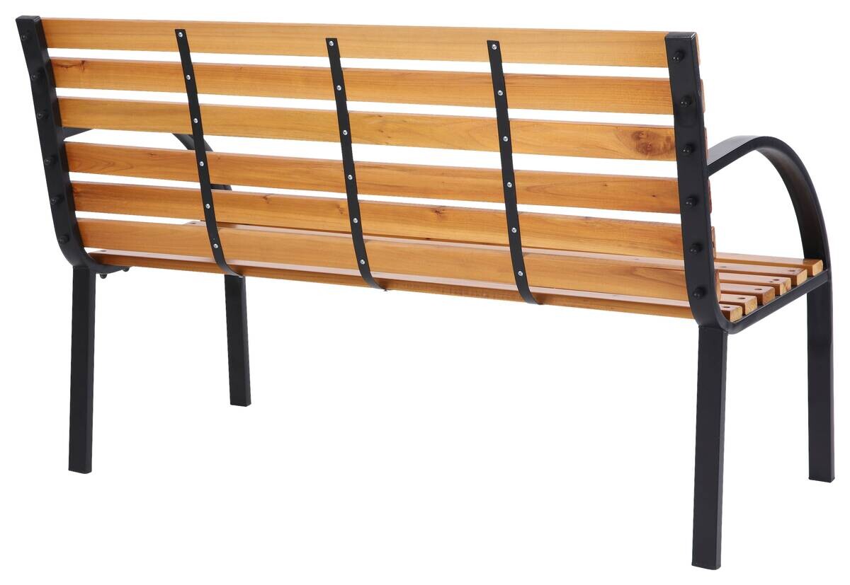 AXI Outdoor Living Gartenbank Otis braun Metall B/H/L: ca. 60x83x122 cm