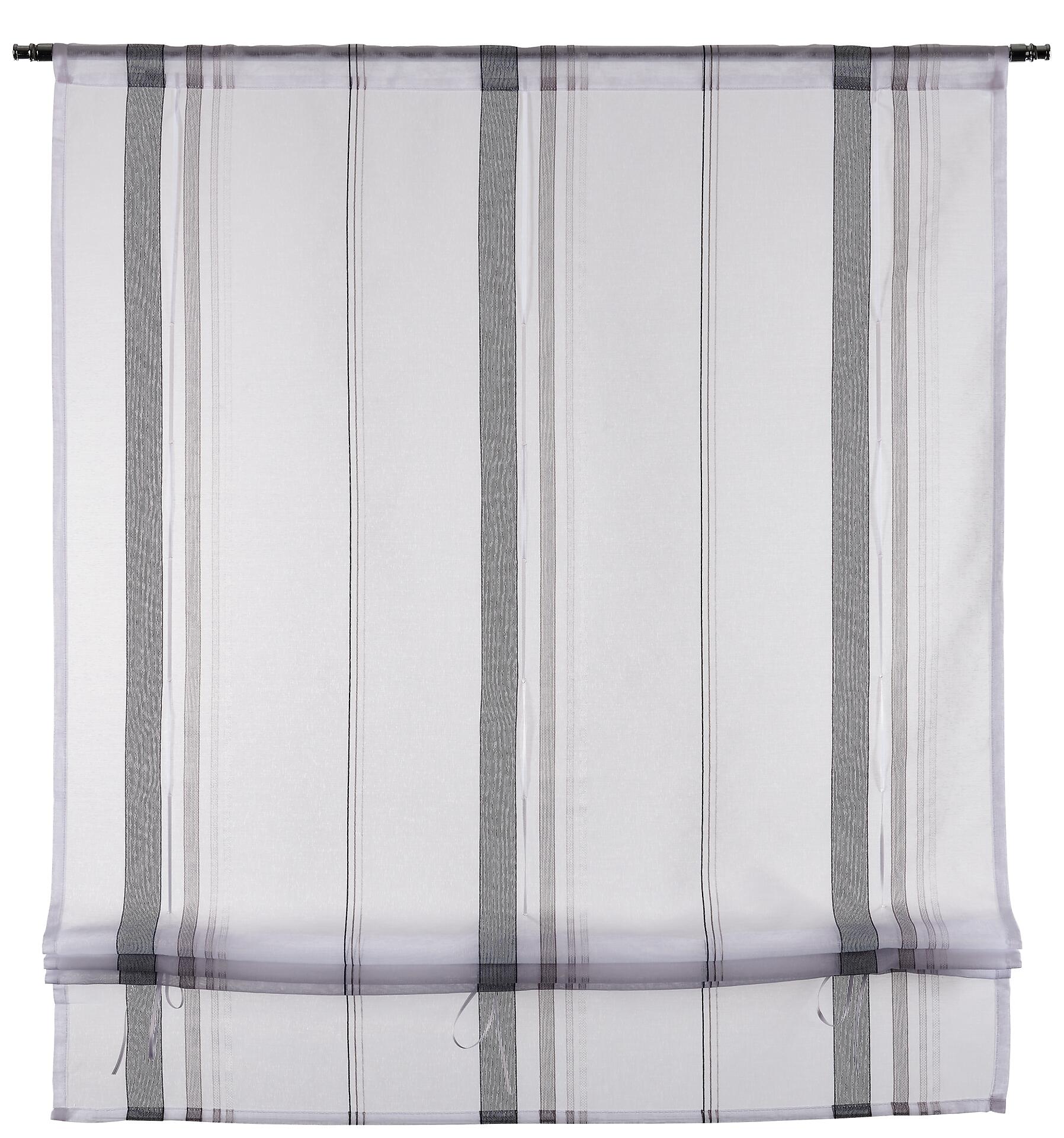 POCOline Bändchenrollo Lottie grau B/L: ca. 80x140 cm