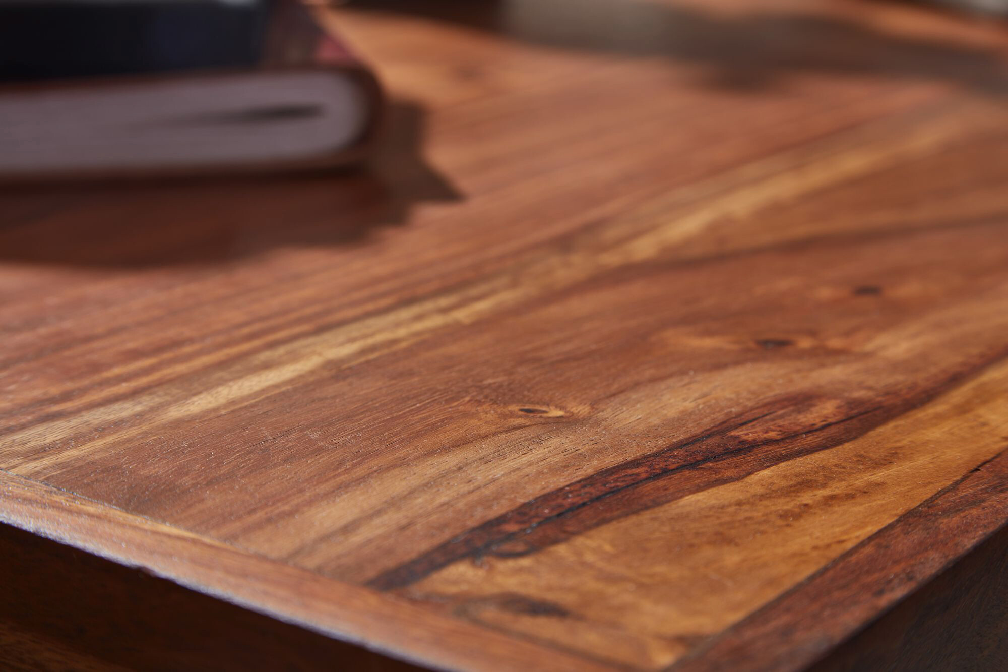 Schreibtisch natur Edelstahl verchromt B/H/T: ca. 120x78x55 cm