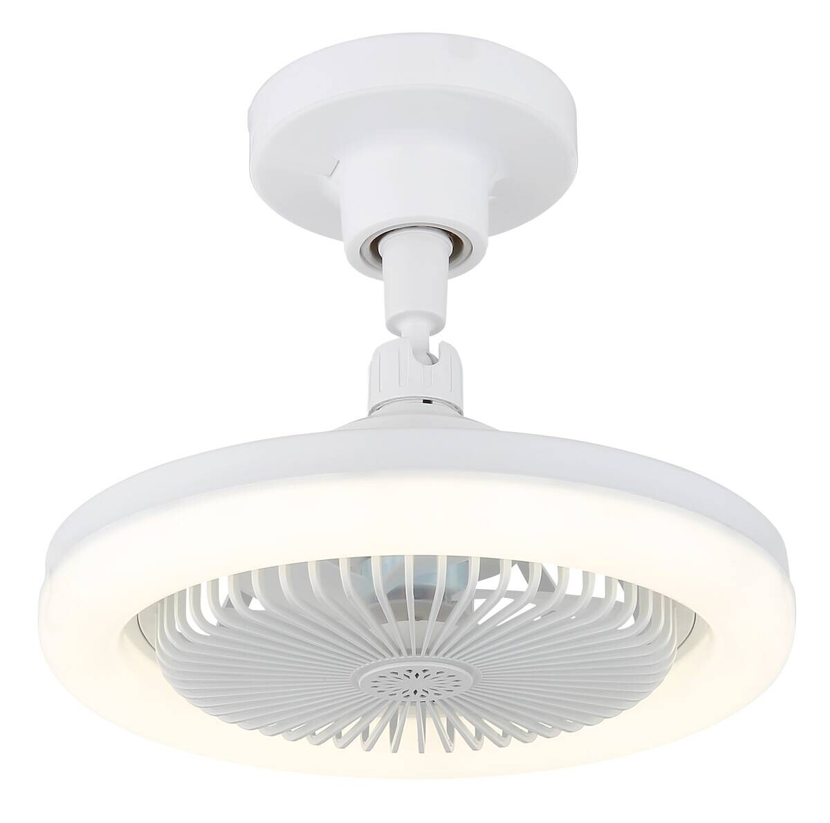 GLOBO Deckenventilator weiß Opal H/D: ca. 21,7x25,8 cm max. 20 W