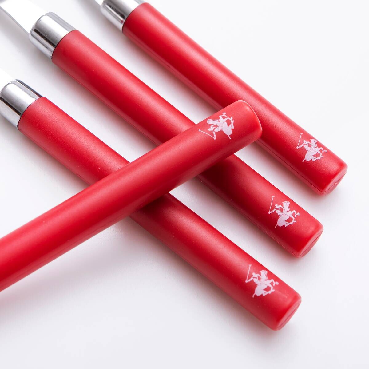 POLO CLUB Besteckset POLO CLUB rot Edelstahl 16 tlg.