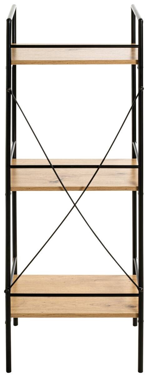 Regal Eiche Nachbildung schwarz B/H/T: ca. 34x96x27 cm