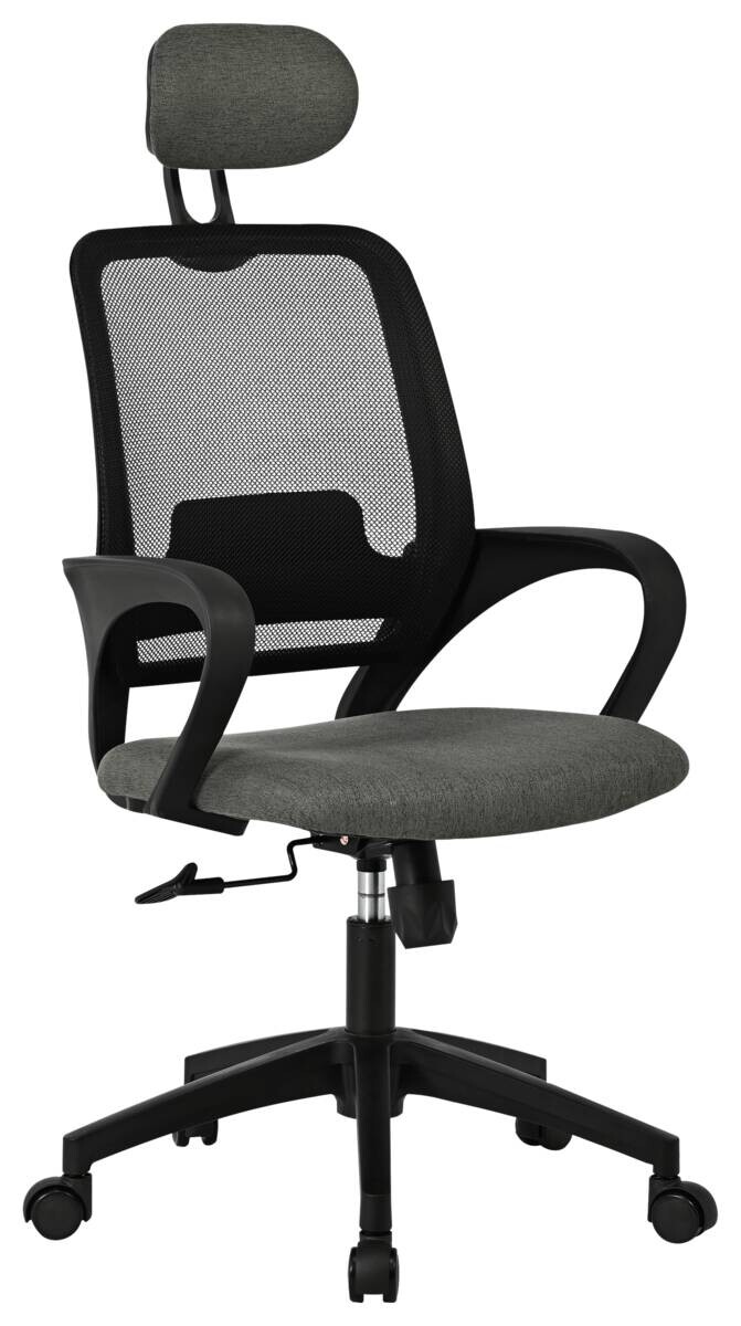 Chefsessel Ela schwarz Stoff