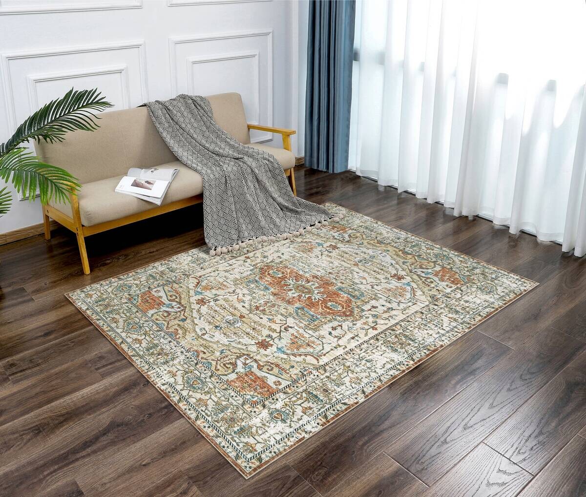 Teppich Silk beige B/L: ca. 160x230 cm
