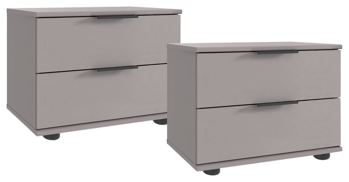 Nachtkonsolen Tilburg Sahara grau B/H/T: ca. 52x40x38 cm