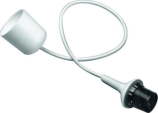 Trio Pendelleuchte Paper weiß Kunststoff E27 1 Brennstellen