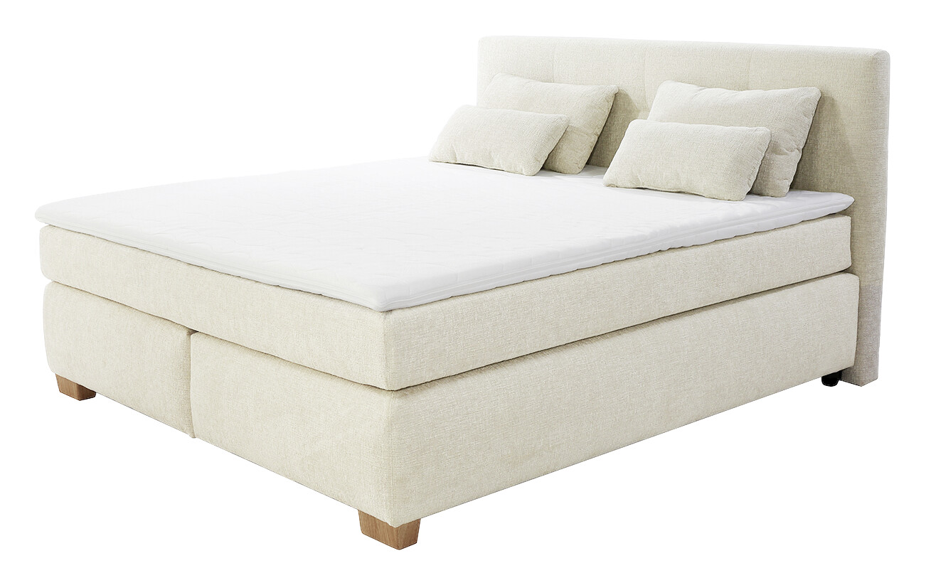 Boxspringbett  beige Liegefläche B/L: ca. 180x200 cm