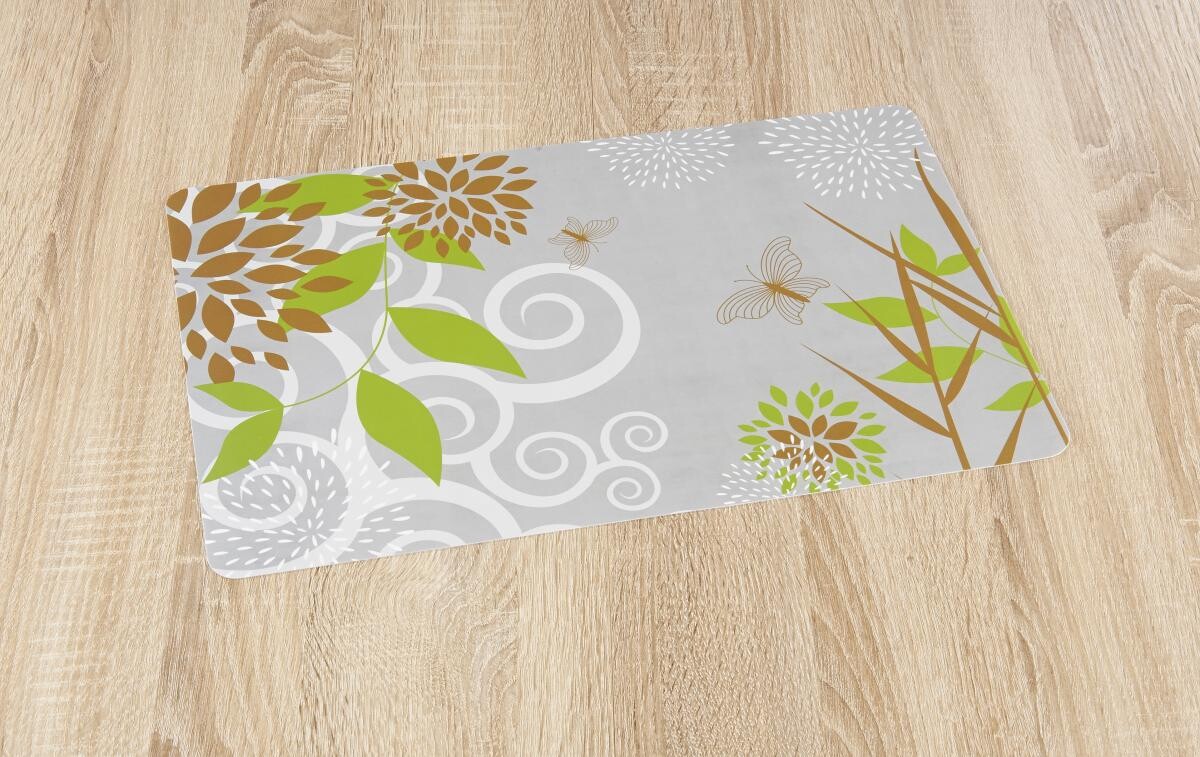 Platzmatte bunt Kunststoff B/L: ca. 28x44 cm