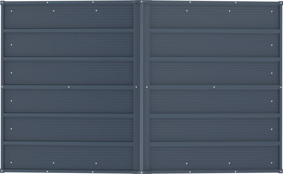 VCM Gerätehaus anthrazit B/H/L: ca. 202x181x113 cm