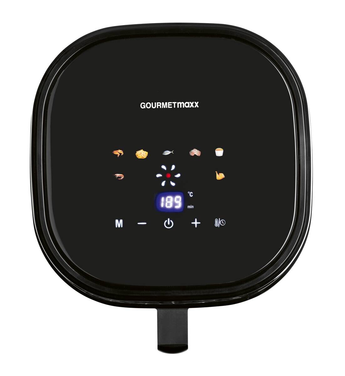 GOURMETmaxx Heißluftfritteuse 16538 schwarz Metall B/H/L: ca. 34,4x30,5x26,5 cm ca. 4,5 l