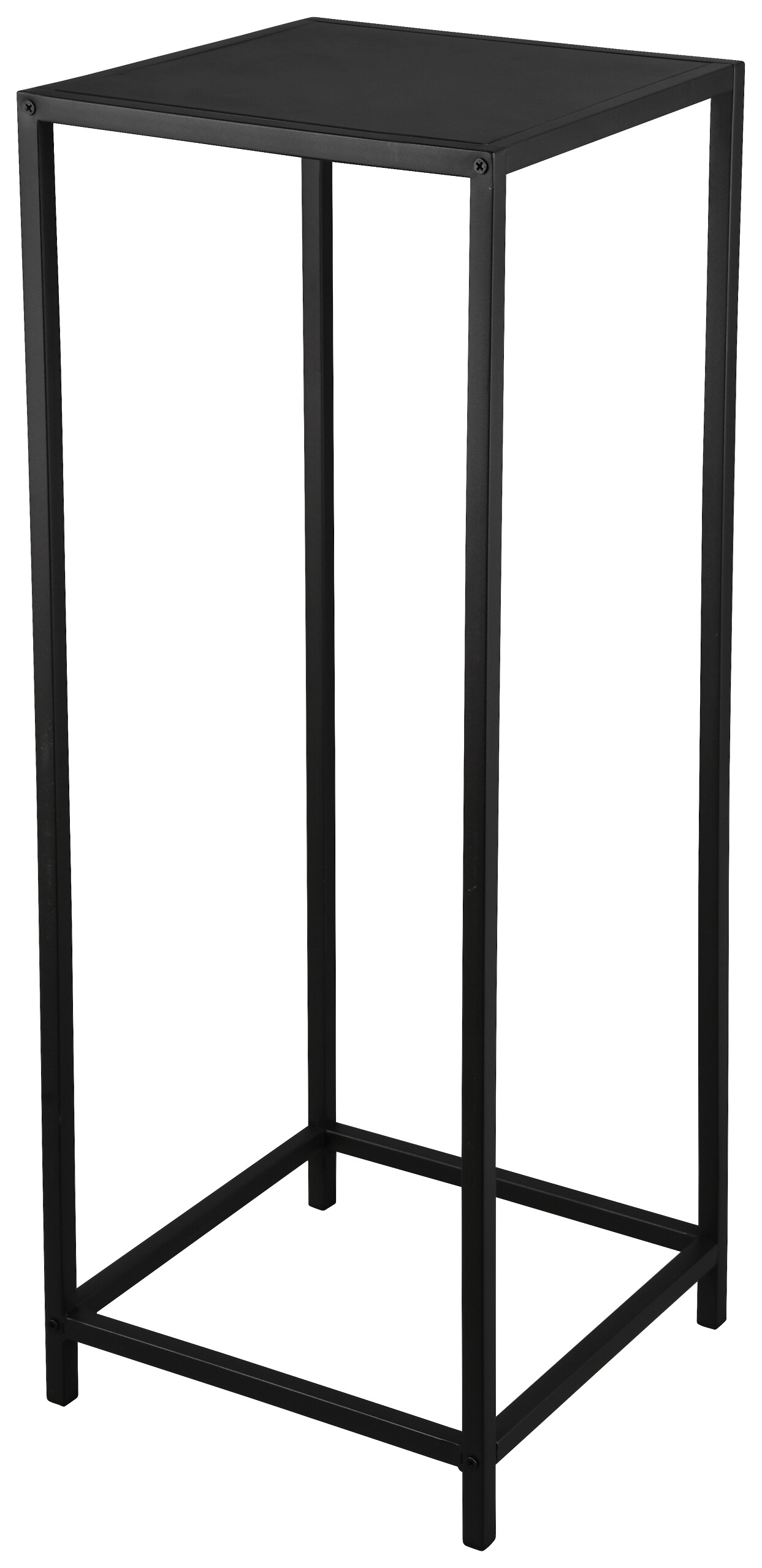 Beistelltisch Vera schwarz lackiert Metall B/H/T: ca. 31x80x31 cm