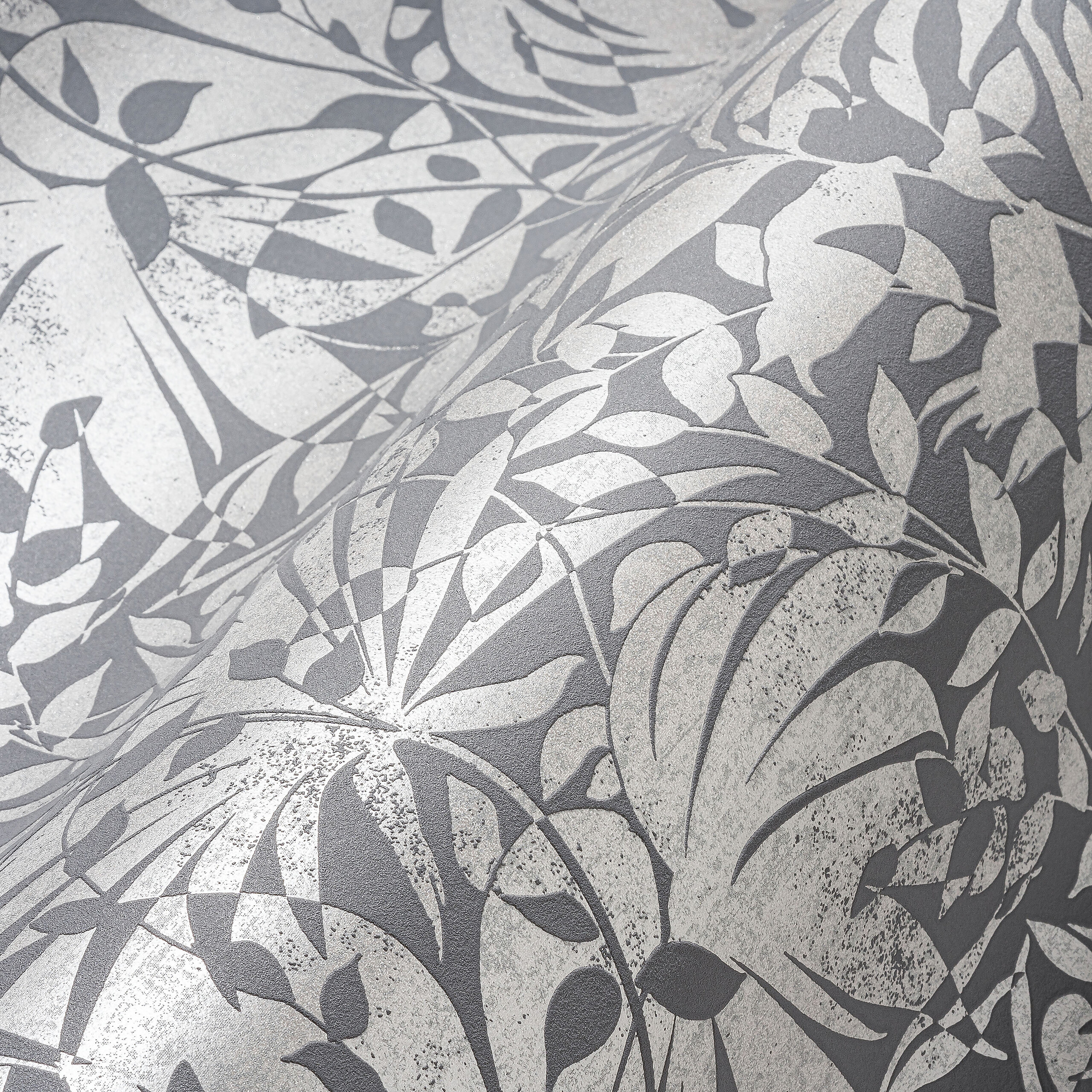 A.S.Creation Vliestapete silber grau B/H/D: ca. 53x1005x8,4 cm