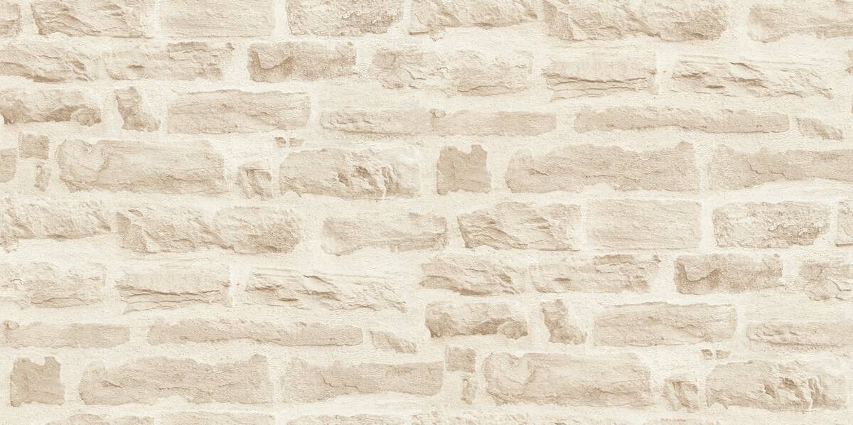 A.S.Creation Vliestapete Best of Wood`n Stone 2nd Edition Steine beige creme B/L: ca. 53x1005 cm