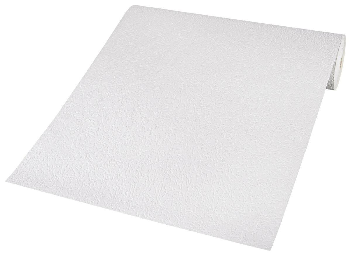 UGEPA Papiertapete weiß B/L: ca. 53x2000 cm