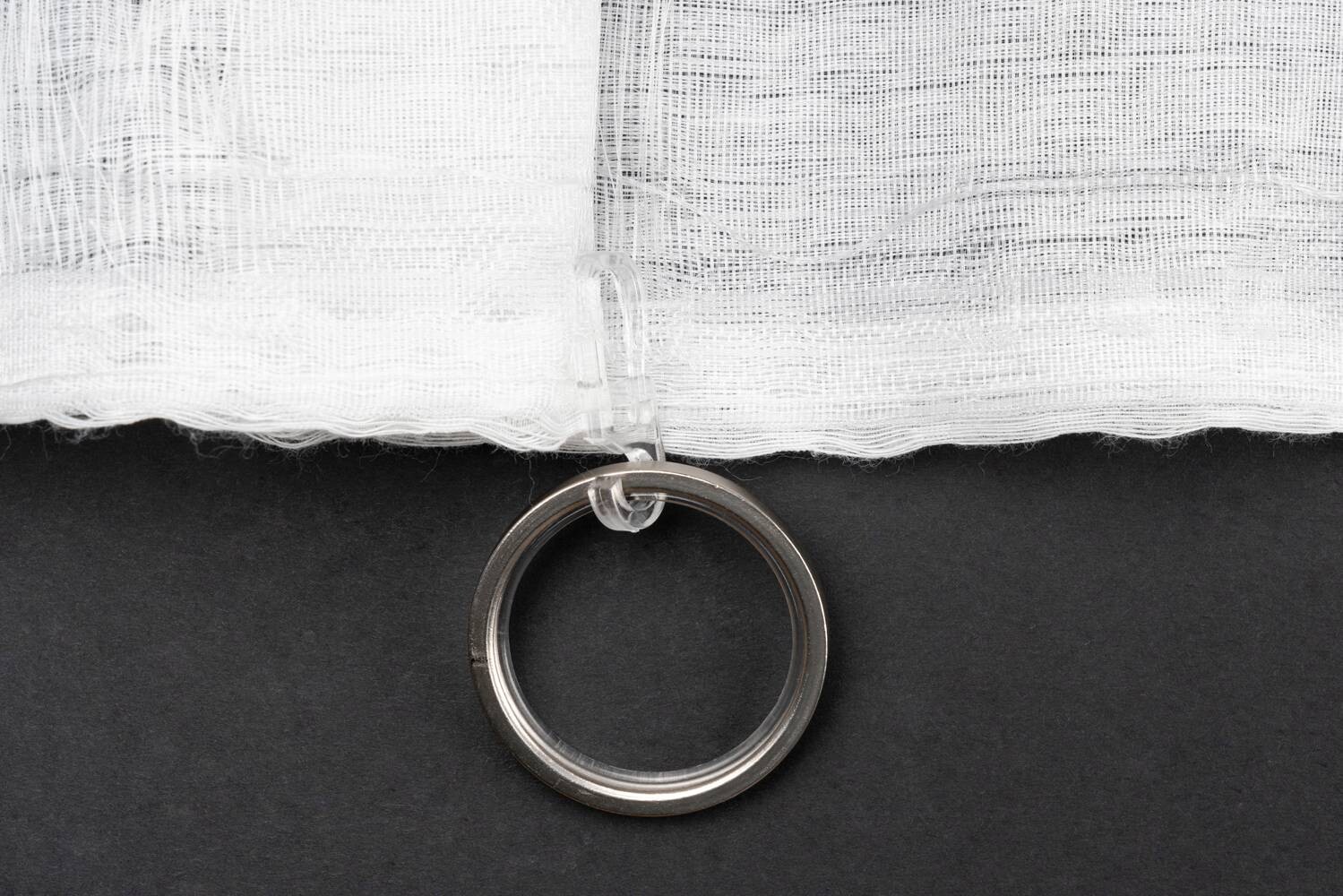 Kombivorhang 2er Pack Dot weiß B/L: ca. 135x245 cm