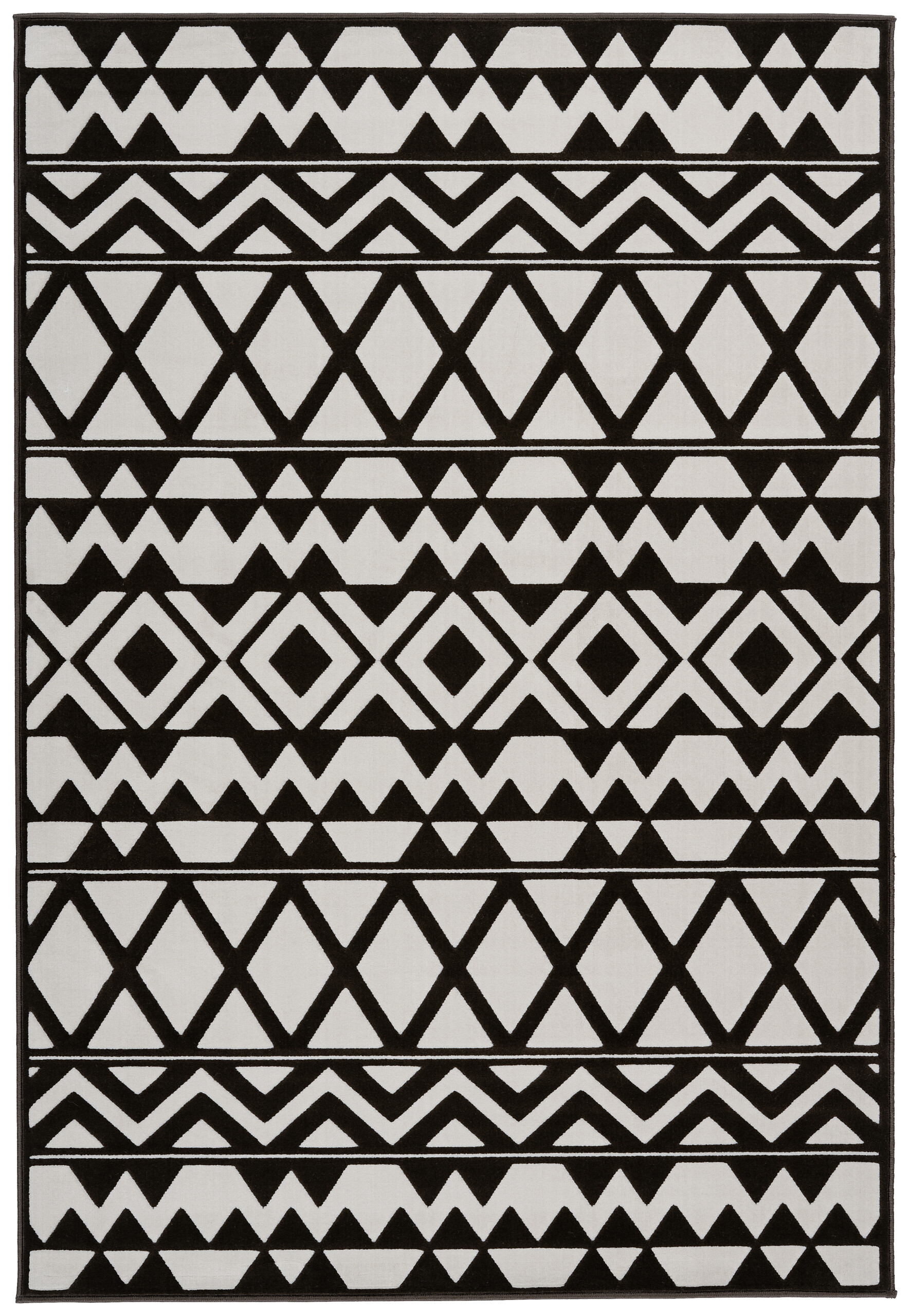 Kayoom Kurzflorteppich Esperanto 725 braun B/L: ca. 120x170 cm