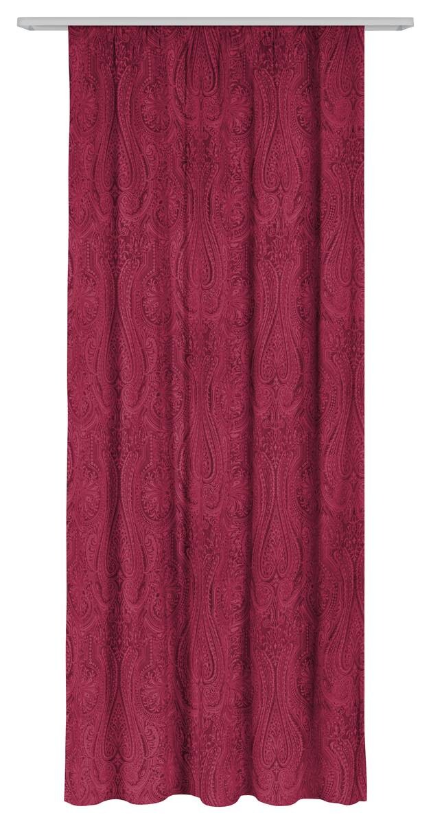 Dekovorhang Paisley weinrot B/L: ca. 140x245 cm